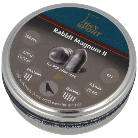 Śrut H&N Rabbit Magnum II 5.5mm 200szt (92255500003)