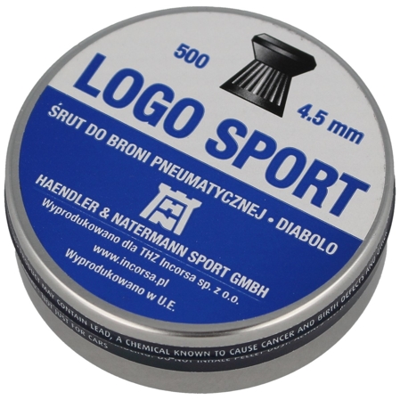 Śrut diabolo H&N Logo Sport 4.5mm, 500szt (93124500005/LS)