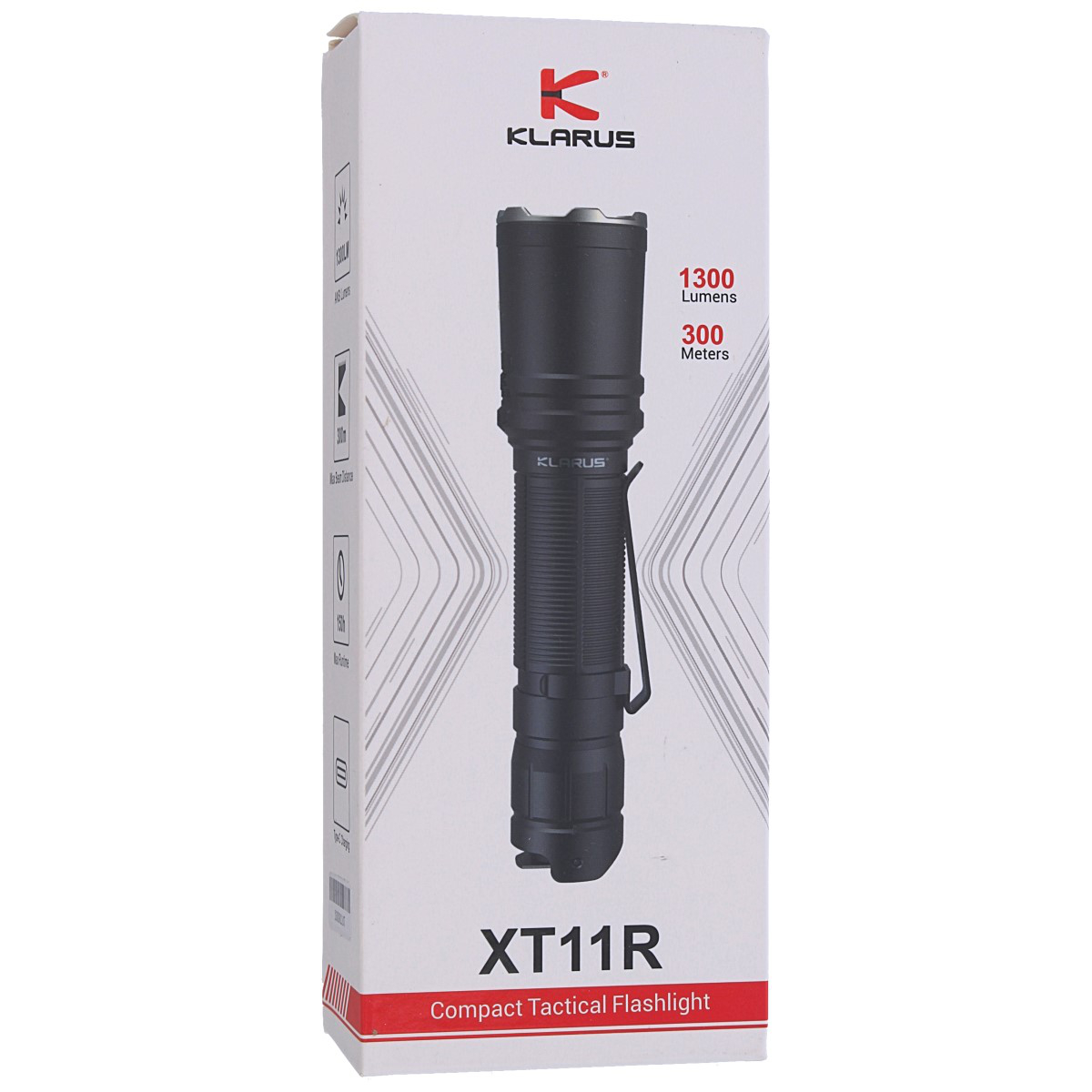 Klarus XT11R 1300lm, 18650 / 2600mAh | sharg flashlight.en