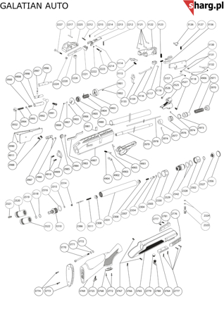  Top module, PCP Hatsan BT65 airgun (2427)