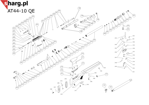 Air inlet tappet spring for Hatsan AT44 (2307)