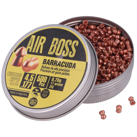 Apolo Air Boss Barracuda Copper AirGun Pellets .177 / 4.52 mm, 500 psc 070.g/ 11.0gr (30002-2)