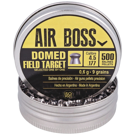 Apolo Air Boss Domed Field Target  AirGun Pellets .177/4.52 mm, 500 pcs 0.60g/9.0gr (30202-2)