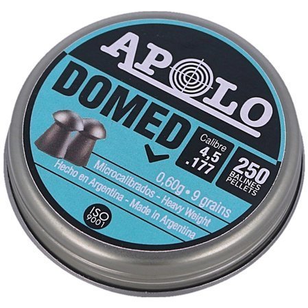 Apolo Domed .177 / 4.5 mm AirGun Pellets, 200 psc 0.60g/9.0gr (19914)