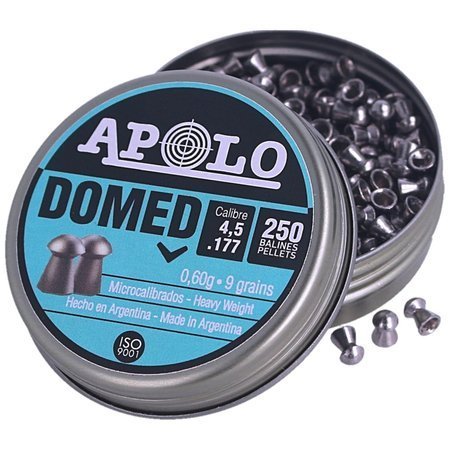 Apolo Domed .177 / 4.5 mm AirGun Pellets, 200 psc 0.60g/9.0gr (19914)