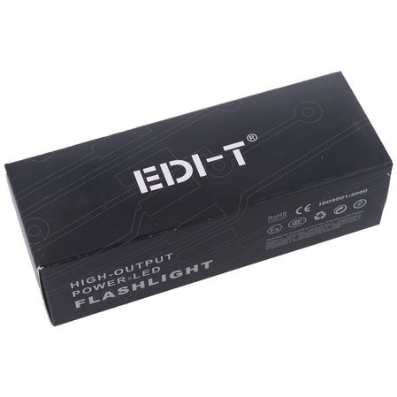 EDI-T waterproof 300lm LED flashlight (LM D34N300-R)