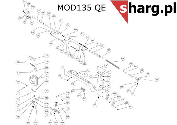 Element of the fuse airgun Hatsan MOD 33 - Torpedo 155 (113)