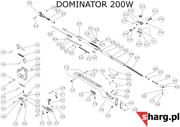 Element of the fuse airgun Hatsan MOD 33 - Torpedo 155 (113)