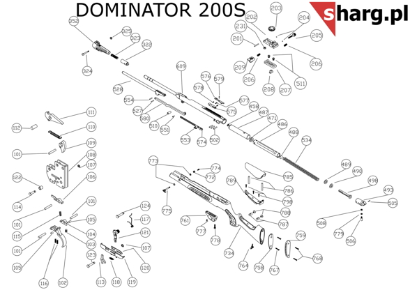 Fuse pin Hatsan MOD 33 - Torpedo 155, Dominator 200, Proxima (123)