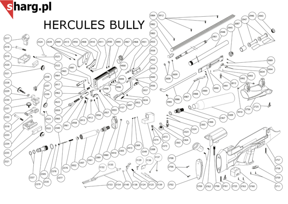 Fuse spring for Hatsan AT44, Airmax, Barrage, BullMaster, Galatian, Hercules, Nova, Predator air rifles (2413)