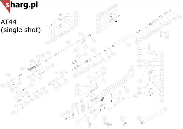 Fuse spring for Hatsan AT44, Airmax, Barrage, BullMaster, Galatian, Hercules, Nova, Predator air rifles (2413)