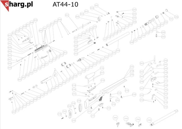 Hatsan AirMax airgun sleeve, AT44, BT65, BullBoss, Gladius, Nova, Trophy (Part 2631)