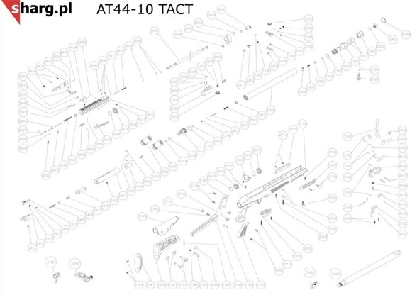 Hatsan AirMax airgun sleeve, AT44, BT65, BullBoss, Gladius, Nova, Trophy (Part 2631)