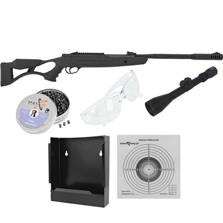 Hatsan AirTact ED .177 / 4.5 mm, Air Rifle with Sound Moderator