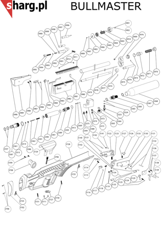 Hatsan Barrage, Bullmaster (2387HP) tuning lower element of the cartouche