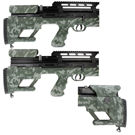 Hatsan BullBoss M2 Camo, PCP Air Rifle with QE barrel