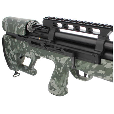 Hatsan BullBoss M2 Camo, PCP Air Rifle with QE barrel