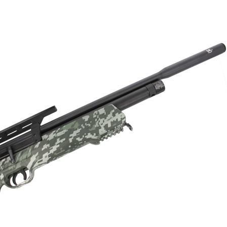 Hatsan BullBoss M2 Camo, PCP Air Rifle with QE barrel