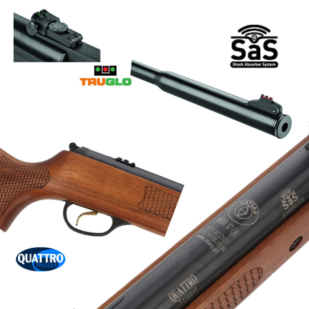 Hatsan MOD 87W QE, Air Rifle with QE barrel