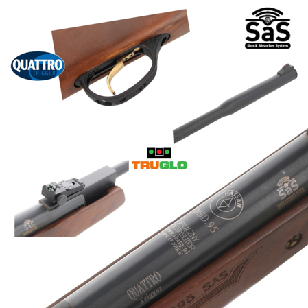 Hatsan MOD 95 QE, Air Rifle with QE barrel