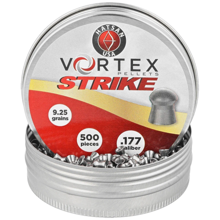 Hatsan USA Vortex Strike AirGun Pellets .177/4.5 mm, 500 pcs 0.60g/9.25gr (HA30202)