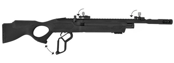 Hatsan Vectis, PCP Air Rifle with sound moderator 