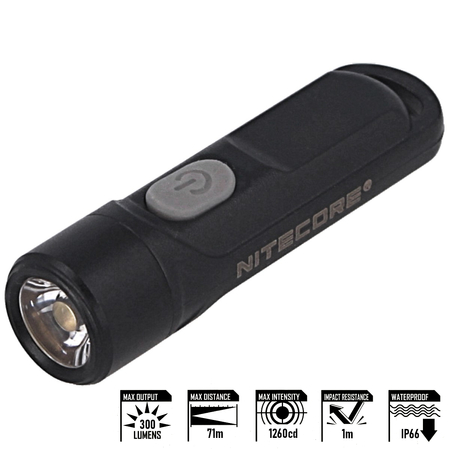 Nitecore TIKI LE, 300lm, Li-ion Battery / 130mAh White/Red LED (TIKI LE)