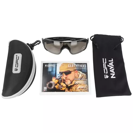 OPC Tactical JET I Naval Matt Black, Smoke glasses (N TJ I MATT BLK)