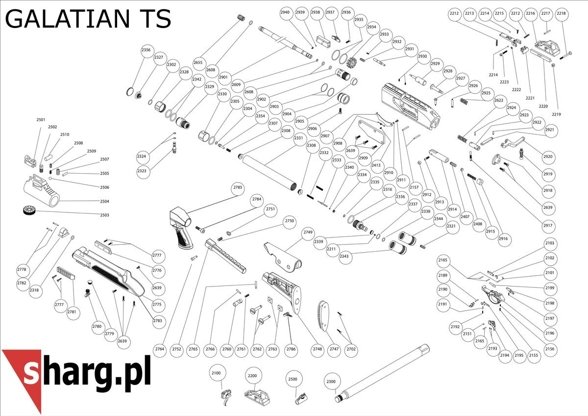 Sealing needle BT PCP for Hatsan65, Galatian, Predator (2334-2335)