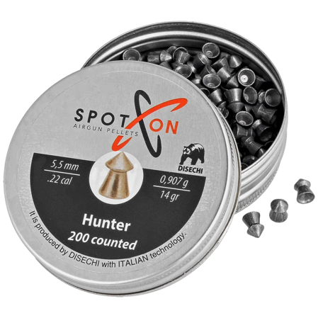 Spoton Hunter .22/5.5mm AirGun Pellets, 200 psc 0,907g/14,0gr