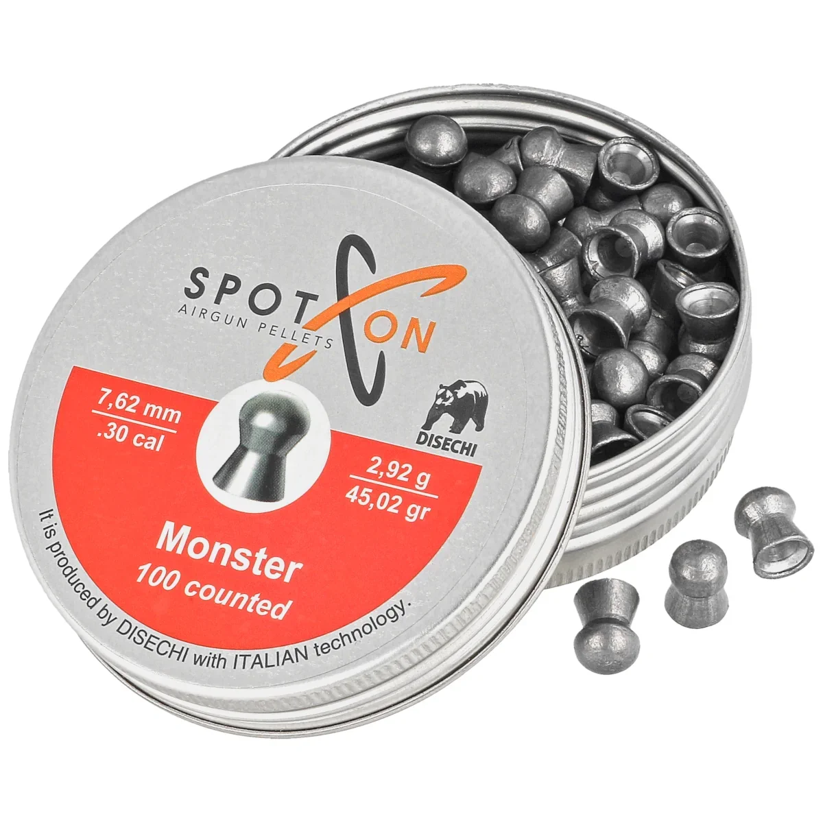 Spoton Monster .30/7.62mm, 100 psc 2.92g/45.02gr