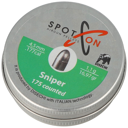 Spoton Sniper .177/4.5mm, 175 psc 1.10g/16.97gr
