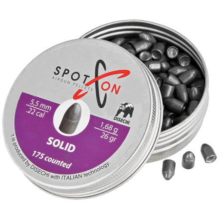 Spoton Solid .22/5.5mm, 175 psc 1.68g/26.0gr