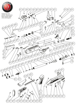 Upper module (complete) for BT65-SB Elite cal. 7.62 mm (2980)