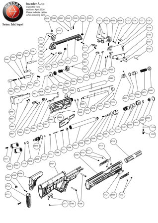 Upper module (complete) for BT65-SB Elite cal. 7.62 mm (2980)