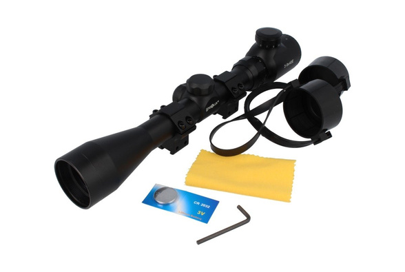 Lensolux Rifle Scope 3-9x40E, illuminated 4 Red-Dot reticle (19310)