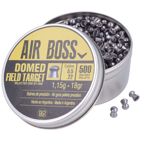 Apolo Air Boss Domed Field Target  AirGun Pellets .22/5.52 mm, 500 psc 1.15g/18.0gr (30205-2)