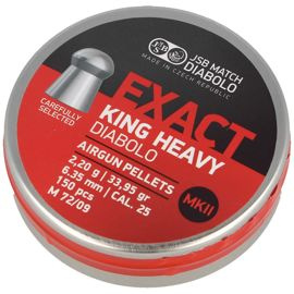 Śrut JSB Exact King Heavy MKII 6.35 mm, 150 szt. (546498-150)