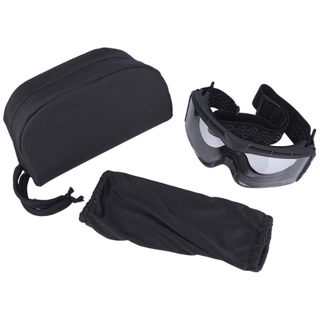 Bolle Tactical X810 Black Clear Platinium Ballistic Goggles (X810NPSI)