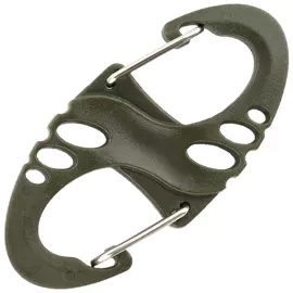 M-Tac S-Hook Double-ended Clip Hook 50mm Olive (SHKCRBNR-OD)