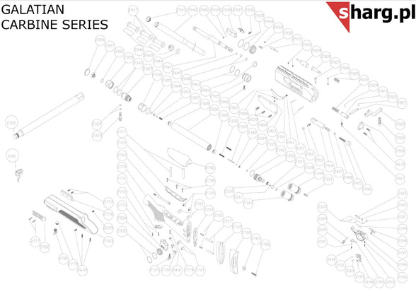 Hatsan Trigger Gold trigger mechanism for Galatian (2150-05 GD)