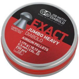 Śrut JSB Exact Jumbo Heavy 5.52mm, 250szt (546287-250)