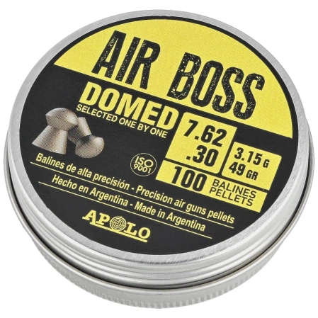 Śrut Apolo Air Boss Domed 7.62 mm, 100 szt. 3.15g/49.0gr (30201)