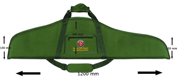 Futerał Hatsan na broń z lunetą, kieszeń (AIR RIFLE BAG GREEN)