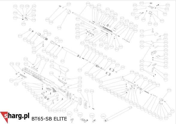 Nakrętka kontrująca iglicy do Hatsan: BT65, Galatian (2211)