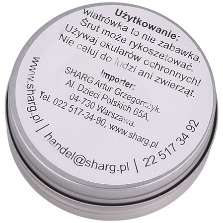 Apolo Air Boss Match Competition  AirGun Pellets .177/4.5 mm, 250 pcs 0.55g/8.48gr (30301)