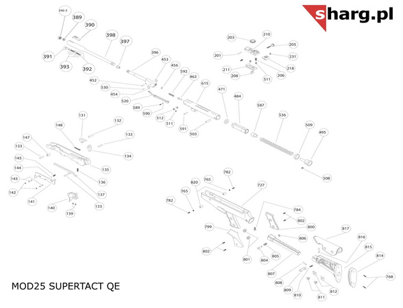 Spring retaining shotgun Hatsan Escort Pump Action 12GA (208)