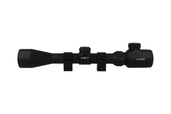 Lensolux Rifle Scope 3-9x40E, illuminated 4 Red-Dot reticle (19310)