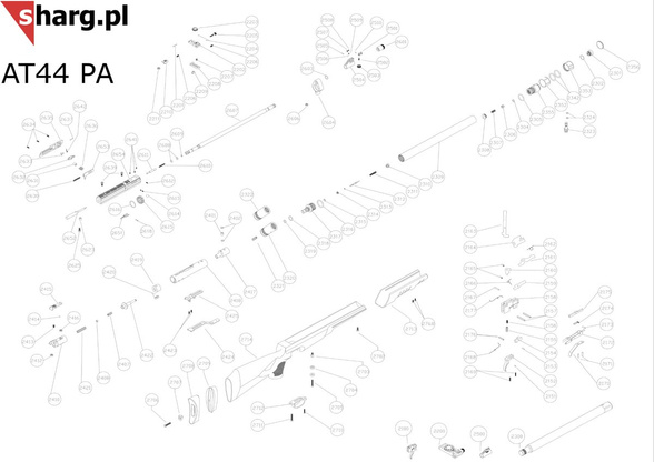 Sliding element for Hatsan AT44PA air rifle (2424)