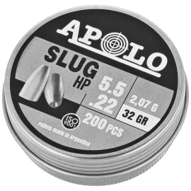 Apolo Slug HP 32 cal .22, 200 pcs 2.07g/32.0gr (19313)